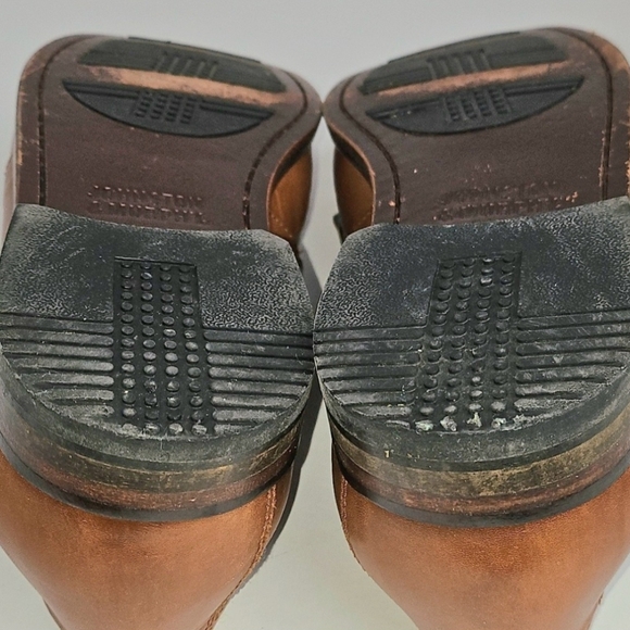 Johnston & Murphy Aragon II Tan Leather Slip On Kiltie Tassel Loafer - Picture 13 of 16